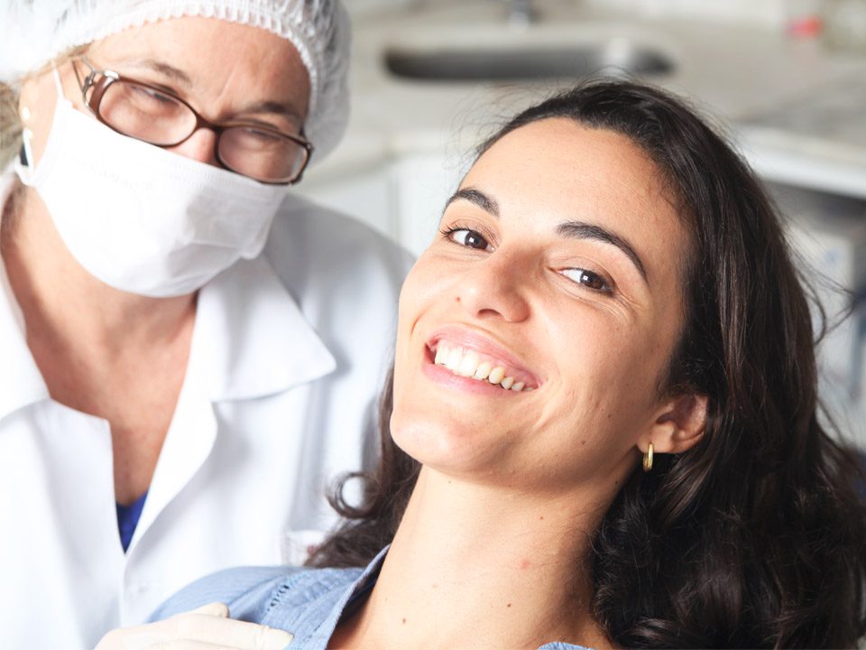 dentist with patient